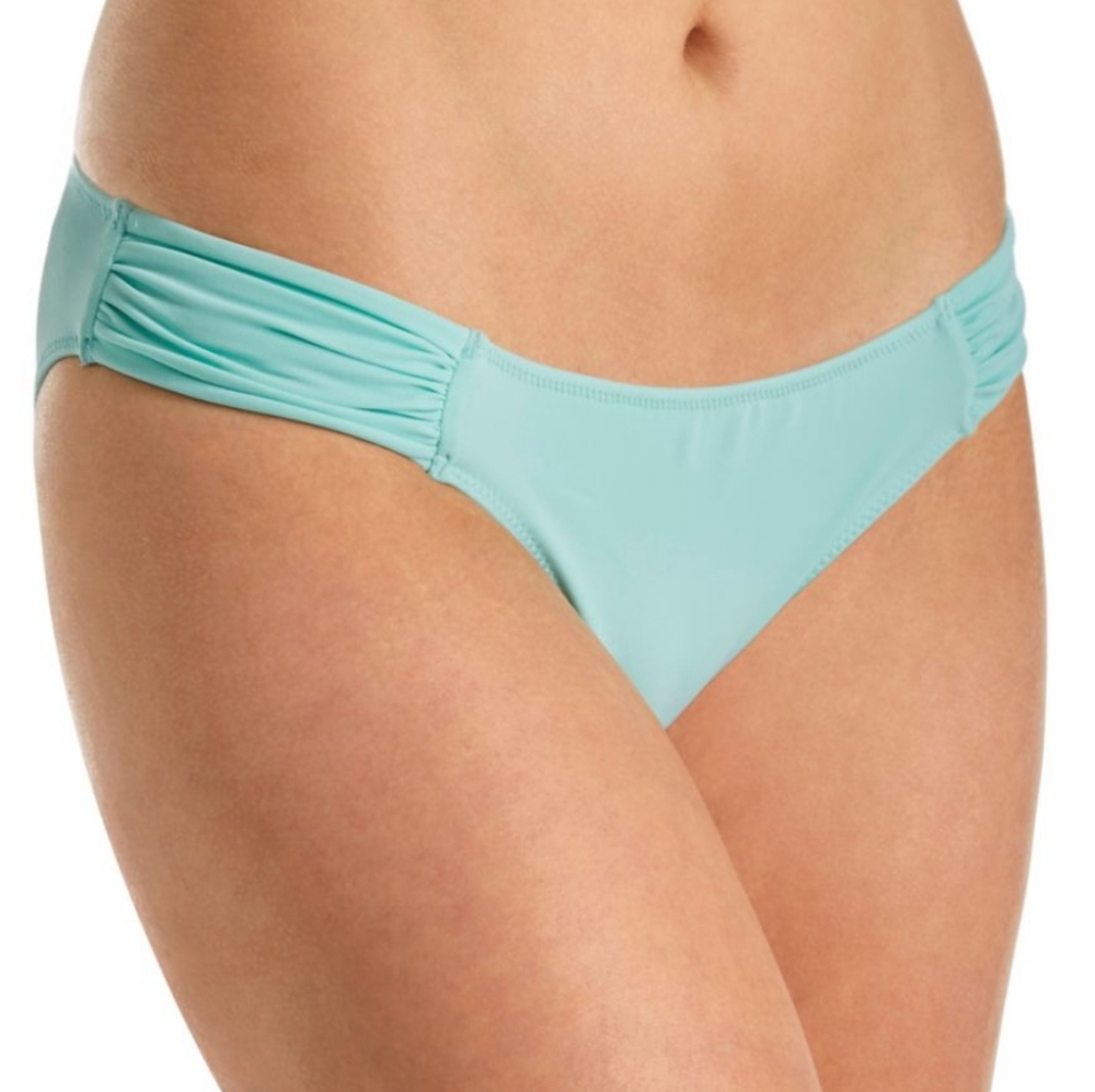 Mossimo Supply Co Ruched Sides Bikini Bottom Mint Green Size Small